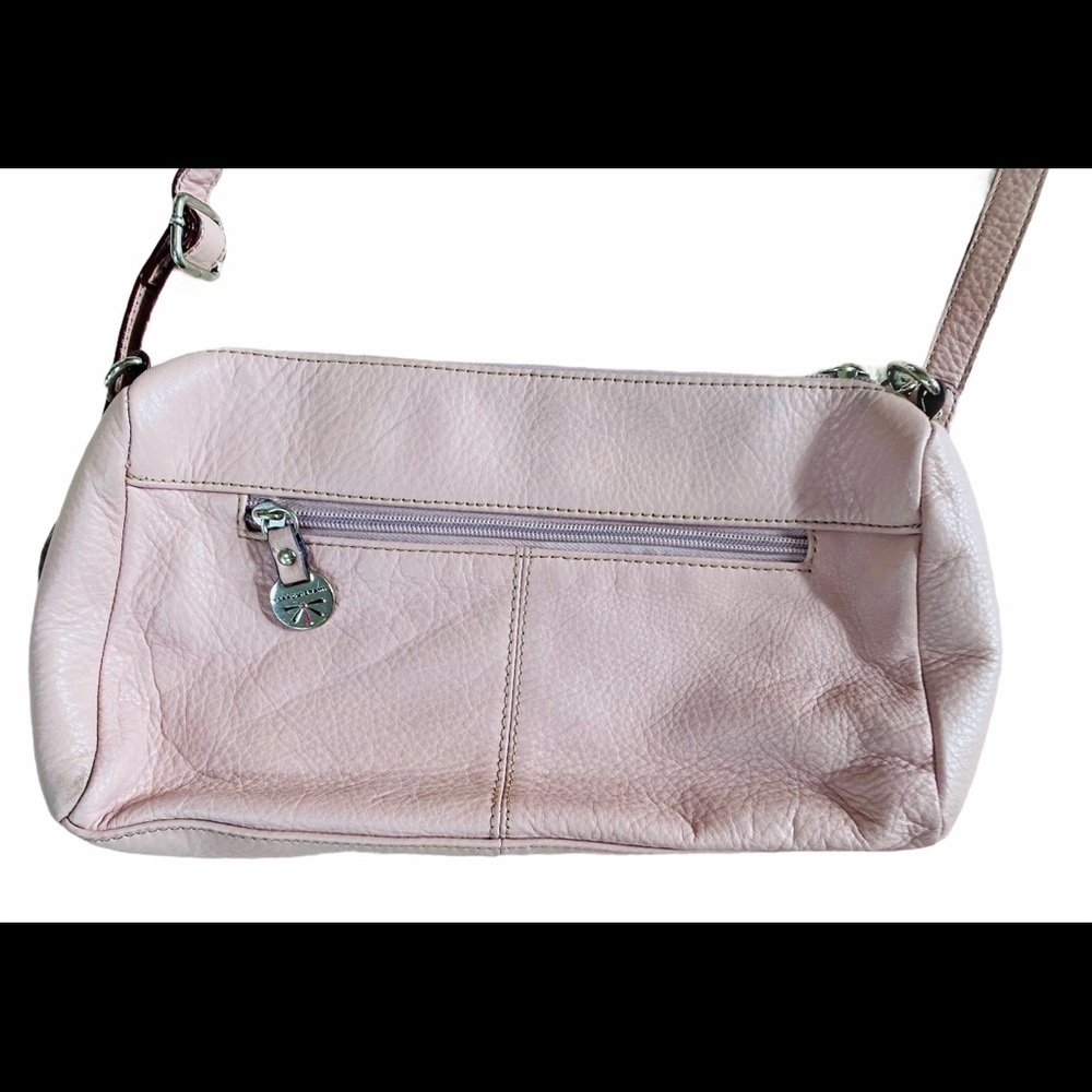 Blush Pink Leather Isaac Mizrahi Shoulder Bag EUC - Picture 2 of 7